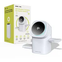 Mobile origin Kabellose automatische 3-in-1-Ladestation Qi2 PW11 – weiß
