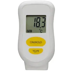 TFA Dostmann 31.1034, Elektronisches Umgebungsthermometer, Tasche, Digital, Weiß