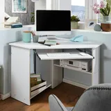 KADIMA DESIGN Eckschreibtisch Computertisch Marsell: Modern, Ablage, Tastaturauszug, Spanplatte.