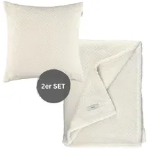 Esprit Tagesdecke COMFY-2 Wohndecke Set, 140 x 190 cm in Weiß weiß