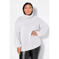 Studio Untold Pullover in hellgrau mélange | 58-60
