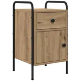 vidaXL Nachtschrank Artisan-Eiche 35 x 36,5 x 61 cm Braun
