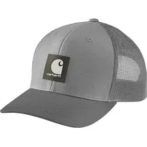 CARHARTT Rugged Flex Twill Mesh Back Logo Patch Cap grau Einheitsgröße