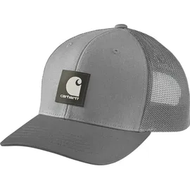CARHARTT Rugged Flex Twill Mesh Back Logo Patch Cap grau Einheitsgröße
