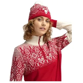 Dale of Norway Winterland Hat raspberry offwhite redrose (B00) One size