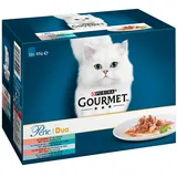 GOURMET Perle Duet Fisch 12x85g Nassfutter für Katzen