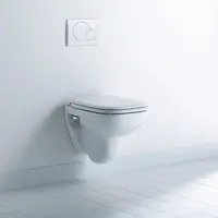Duravit WC-Sitz D-Code mit Absenkautomatik Scharniere Kunststoff