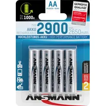 Ansmann NiMH Akku Mignon AA 2650 mAh 4 St.