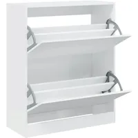VidaXL Schuhschrank Weiß 80x34x96,5 cm Holzwerkstoff