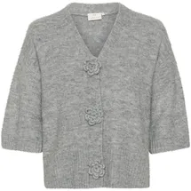 Kaffe Strickjacke KArosie Grau L