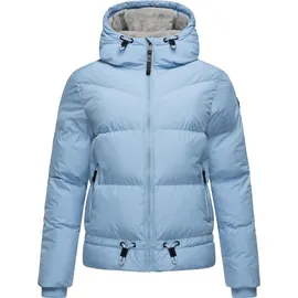 Ragwear Damen Winterjacke warme wasserdichte Steppjacke mit Kapuze Briony YOUMODO Cloud Gr. XL - XL
