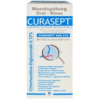 2 x Curasept ADS 212 Mundspülung/ 0,12% Chlorhexidine-Digluconate/ je 200ml/ PZN 04074194/ Ohne Alkohol