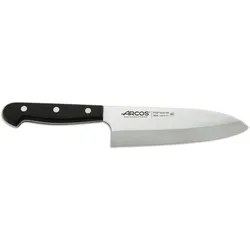 Arcos Serie Universal - Messer Deba Asiatisches Messer - Klinge Nitrum Edelstahl 170 mm - HandGriff Polyoxymethylen (POM) Farbe Schwarz