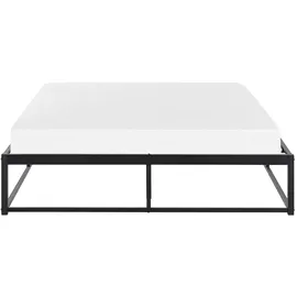 Beliani Bett mit Lattenrost Metall Viry 140 x 200 cm