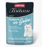 Animonda Raffinesse in Gelee Adult reich an Huhn mit Seelachs 24 x 85 g