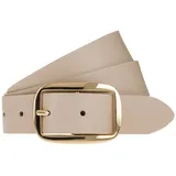 Vanzetti Ledergürtel 30 mm beige 85