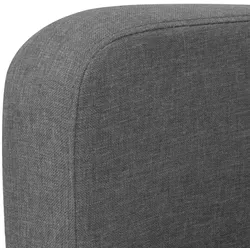 vidaXL 2-Sitzersofa 135 x 65 x76 cm Dunkelgrau