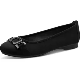 Jana Damen 8-22166-45 Ballerina, Schwarz, 39 EU