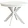 beautysofa Bilbao Ø 100–180 cm weiß