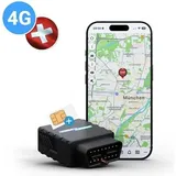 YUKAtrack OBD2 4G GPS Tracker für Auto, LKW und Wohnwagen