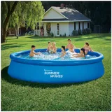 Summer Waves Pools Summer Waves Fast Set Quick Up Pool 457x84cm Swimming Pool Familien Schwimmbad