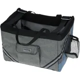 Kerbl Pet Fahrradtasche Vacation für kleine Hunde Grau/Blau