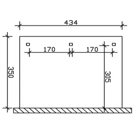 SKANHOLZ Andria 434 x 350 cm eiche hell