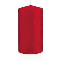 Wiedemann Kerzen Stumpenkerzen Rubin 80 x Ø 40 mm, 24 Stück, Kerzen in RAL Kerzengüte Qualität