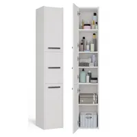 Topeshop Badezimmerschrank, Säulenregal Malwa S33 Farbe Weiß