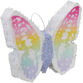 Relaxdays Pinata Schmetterling 48 cm x 58 cm x 10 cm Mehrfarbig