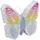 Relaxdays Pinata Schmetterling 48 cm x 58 cm x 10 cm Mehrfarbig