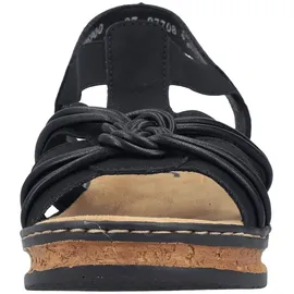 Rieker Keilsandalette Damen Schwarz 38