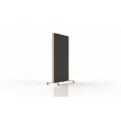 MAGNETOPLAN Trennwand Akustik gerade 107x180cm grau 1105501 WoodSeries Single