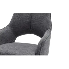 Möbel Kraft Armlehnstuhl »Bangor«, 2 St., Stoffbezug, 180° drehbar mit Nivellierung, Stuhl belastbar bis 120 Kg