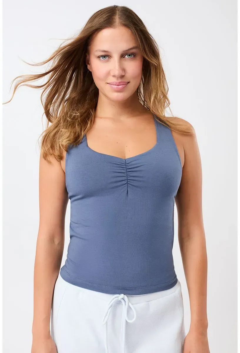 Mandala Balance Top eclipse-blue S
