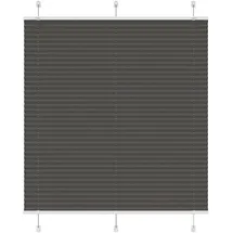 vidaXL Plissee 120 x 150 cm schwarz