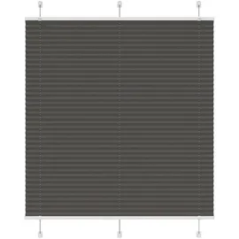 vidaXL Plissee 120 x 150 cm schwarz