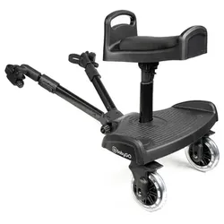 babyGO Buggy Board WeGo mit Sitz schwarz