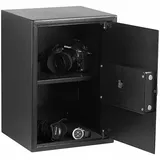 Xcase Großer-Stahlsafe mit digitalem Code-Schloss und LCD-Display, 50 Liter