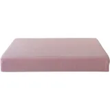 lycce Klemmkissen / Sitzkissen mit 1 Leiste, Velourstoff rosa und blau