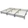 Homestyle4u Familienbett 270 x 200 cm Grau