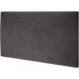 MOLLIS Polsterplatte, Rechteckiges und Dekoratives Wandpaneel, Geeignet als Bettkopfteil oder Aufprallschutz, Reduziert Schall und Verbessert Akustik, aus Schaumstoff, 60 x 30 cm, Graphitbraun