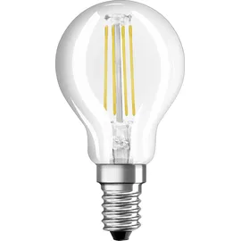 Osram LED Tropfenform E14/4 Watt/Energie E Glas