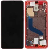 LCD-Kompletteinheit für Xiaomi Mi 9T, Mi 9T Pro, Red Flame