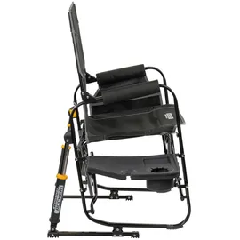 GCI Stowaway Rocker mit Seitentisch, dark charcoal