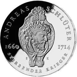20-Mark-DDR-Gedenkmünze "275. Todestag Andreas Schlüter"