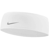 Nike Dri-Fit Swoosh Headband N1003447-197, Unisex Headbands, White, One Size EU