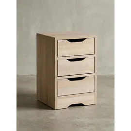 KADIMA DESIGN Nachtschrank Kadima 31 x 31 x 49 cm Beige