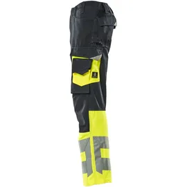 Mascot Leeds Arbeitshose Gr. 76C47 schwarzblau/hi-vis gelb