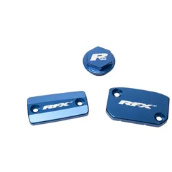 Abdeckung Brems- / Kupplungszylinder (Set) RFX Pro blau (Brembo Bremse + Magura Kupplung) Husqvarna